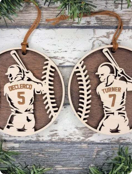 Wooden Sport Ornament