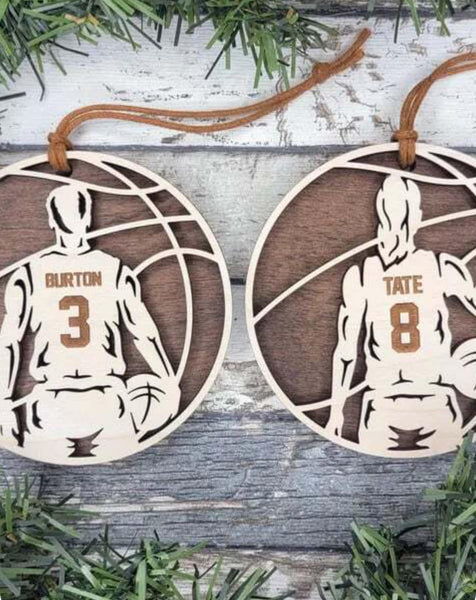 Wooden Sport Ornament