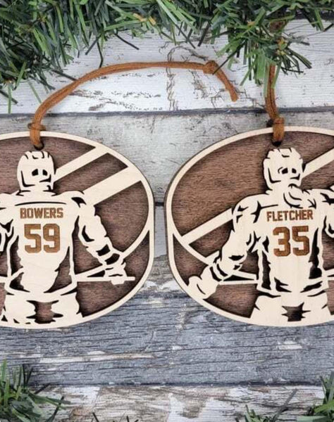 Wooden Sport Ornament