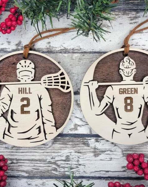 Wooden Sport Ornament