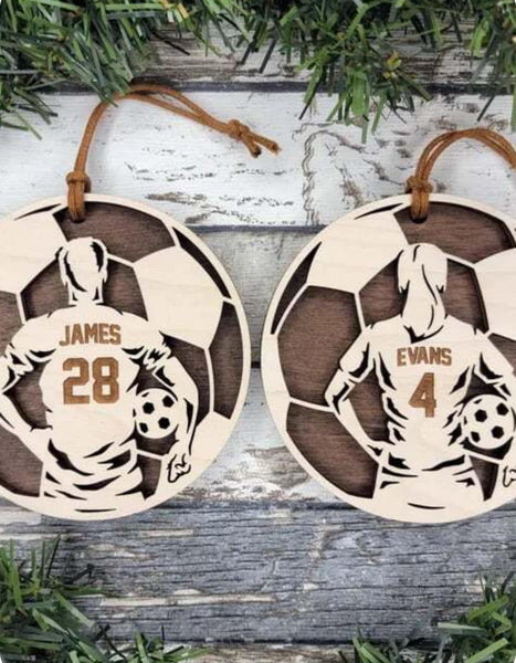 Wooden Sport Ornament