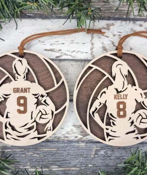 Wooden Sport Ornament