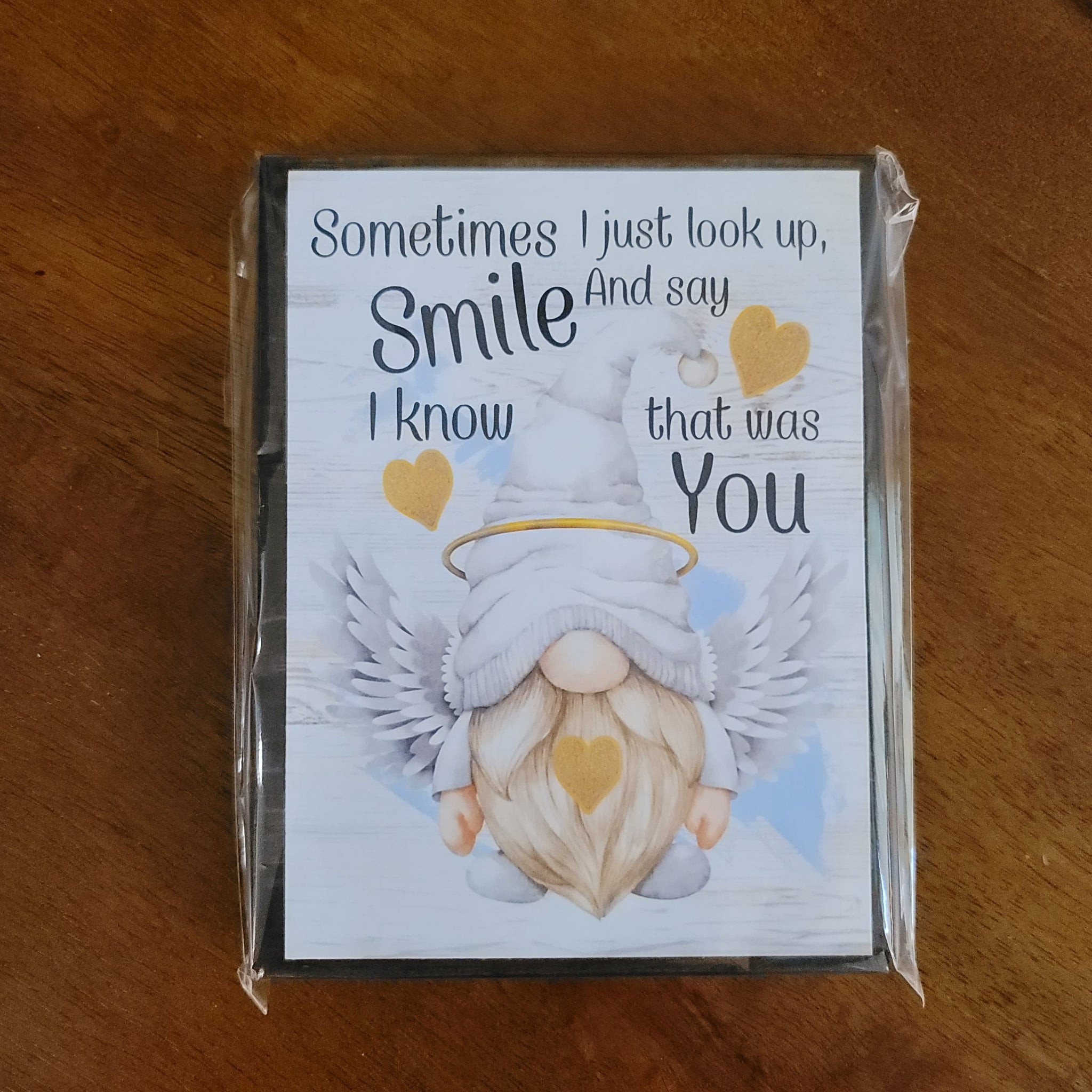 Angel Gnome Wrapped Sign