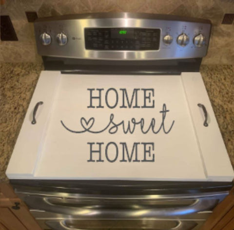 DIY Oven Cover Home Sweet Home