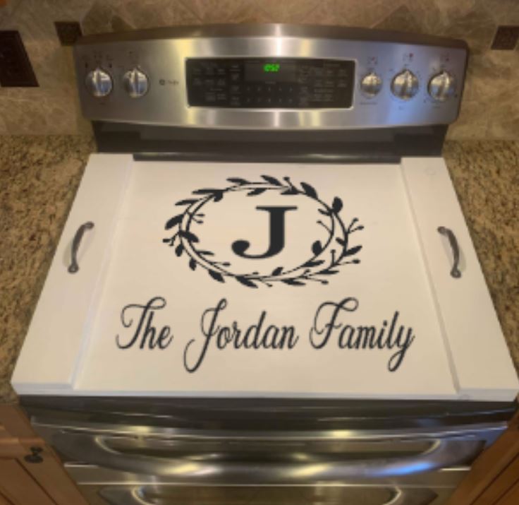 DIY Oven Cover Personalized