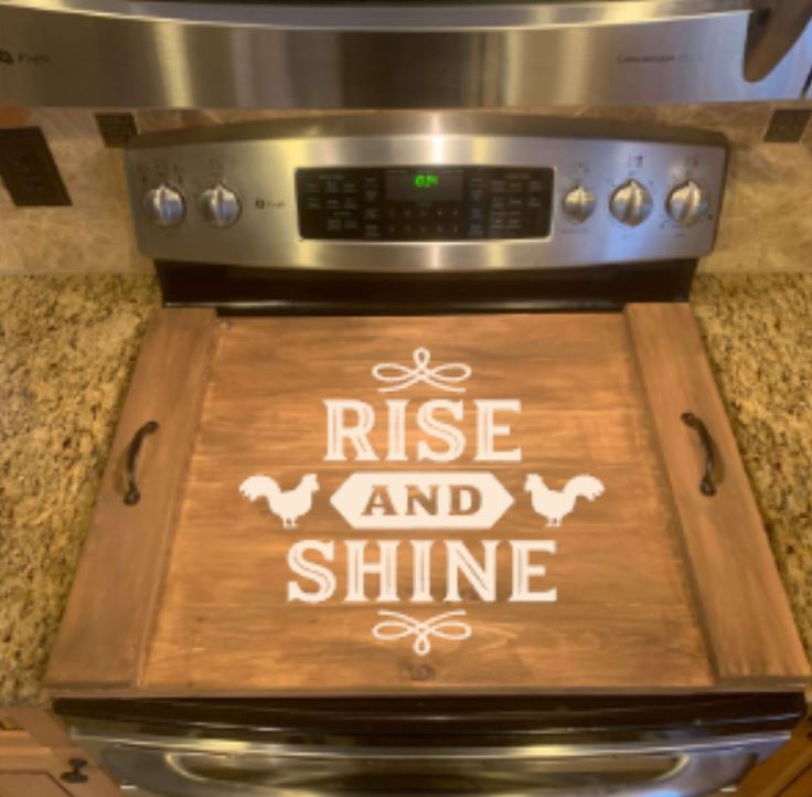 DIY Oven Cover Rise And Shine